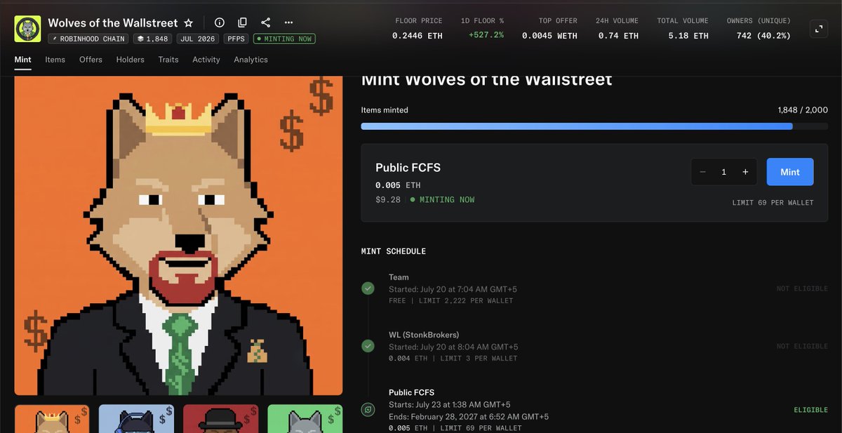 Potterplays1's tweet photo. i refuse to believe that people still fall for these scams from 2019/2020????

every other rh collection on opensea is a literal scam bro wtf . https://t.co/H1hBovkOD1