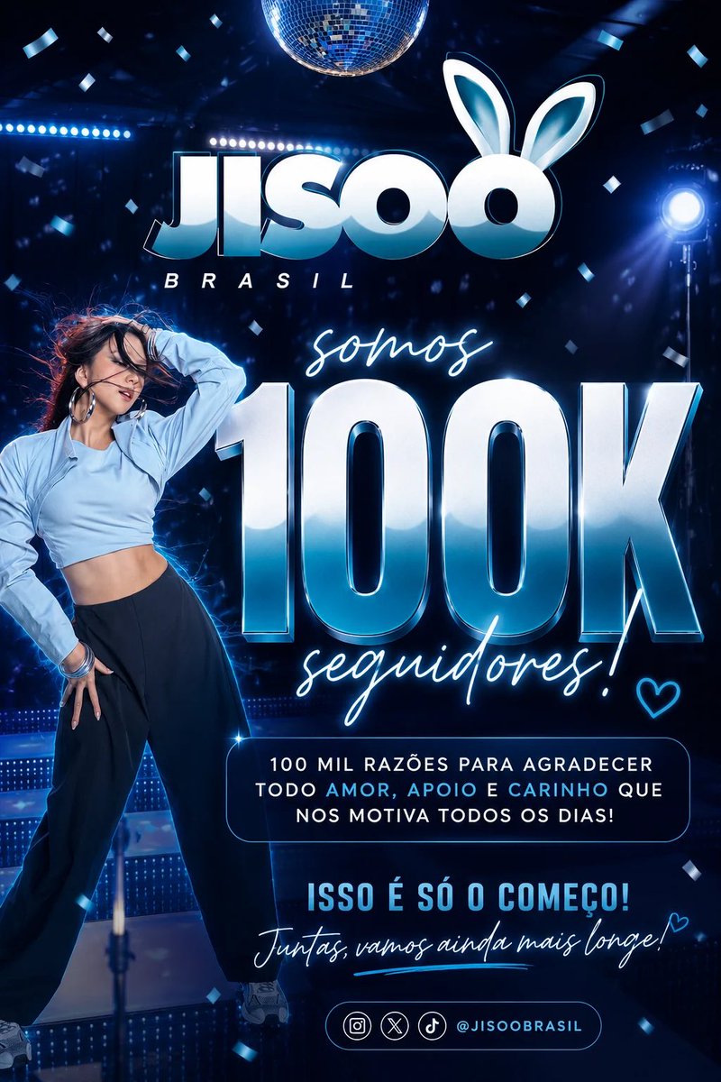 JisooBrasil's tweet photo. Gente? 100 mil seguidores ♥️ Obrigado 🙏🏼 

#JISOO #지수 @officialBLISSOO https://t.co/usO0XT3ry3