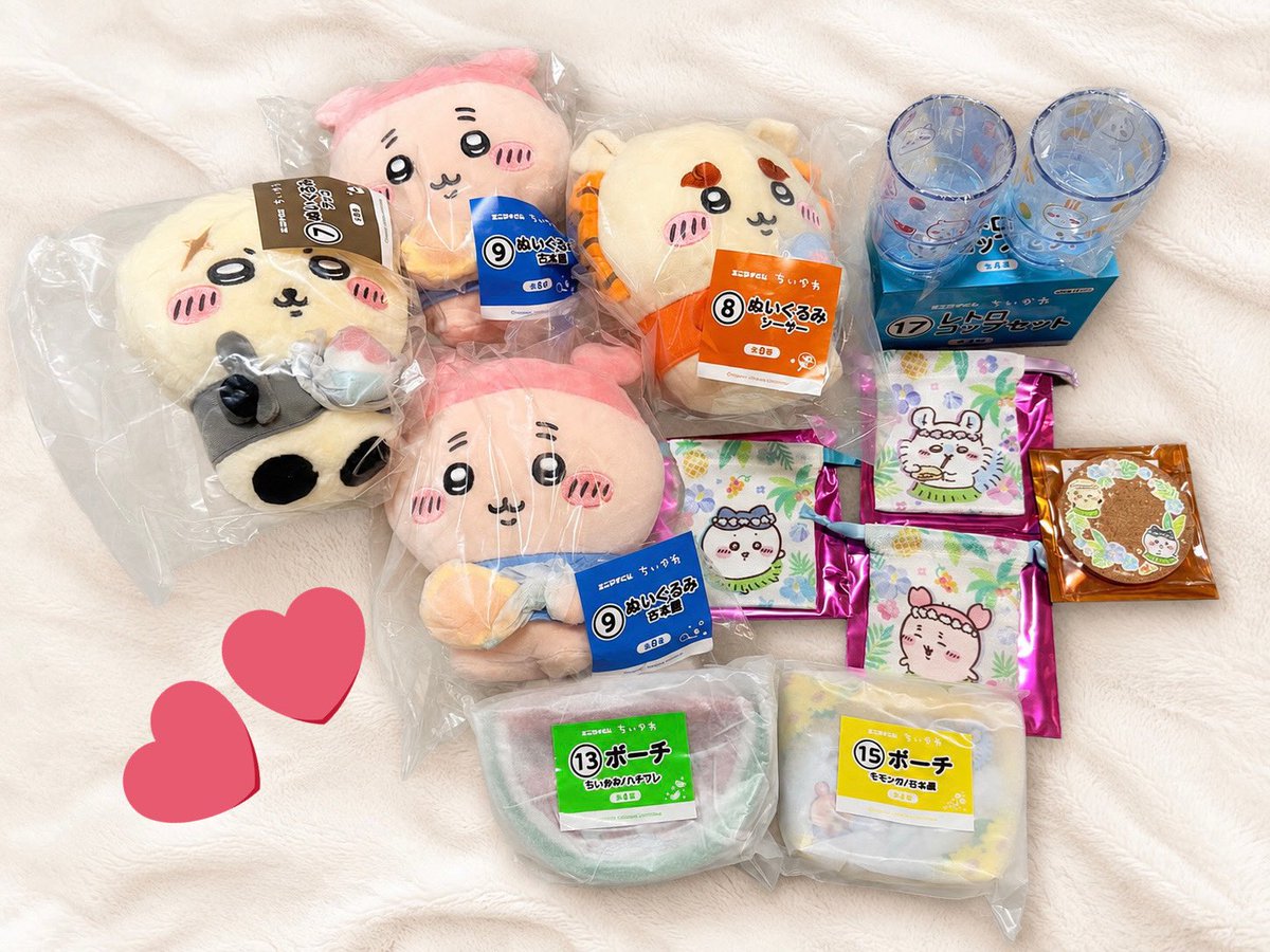 xfrx025's tweet photo. 【交換】ちいかわ　
譲)ぬいぐるみ/古本屋2、ラッコ、シーサー
ポーチ/ちいハチ、モモカニ
コップ/ちいうさ
巾着/ハチワレ、モモンガ、カニ
コースター/ハチラッコ

求)ぬいぐるみ/うさぎorちいかわ
めじるしチャーム/うさぎ
定価買取

岡山県内手渡し希望
8/8〜8/11なら大阪可能 https://t.co/KlUJVulish