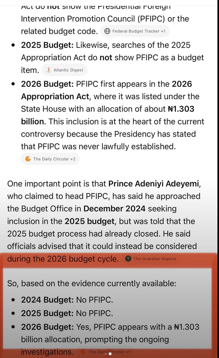 ishakaa's tweet photo. 📌📌📌📌📌📌
‼️‼️‼️‼️‼️‼️

Another High Profile Regime Propaganda 💥💥💥💥💥

Ittaqillah

There is no way T-Pain can wash his hands off this monumental corruption that has shaken the foundation of Nigeria

For context Tanimu is the former husband of @hadizabalausman who is profiled as the Special Adviser to the President on policy coordination that heads “central delivery coordination unit”

I have said T-Pain and all his appointees are very dangerous and treacherous people

That same man goes to the mosque every day o 

It simply means the likes of Doyin Salami, @CCSoludo and @BJRewane have a case to answer

What is even more disgusting is that the likes of @BashirAhmaad @GarShehu @FemAdesina and @ClemAgba are all reading this BS but are afraid of losing the patronage of this dangerous regime to talk

They should start by telling us why the same PFIPC never appeared in the 2024 and 2025 budgets after PMB completed his term if it is PMB that returned from his grave to insert the T-Pain regime agency into the budget

An agency @aonanuga1956 claimed was illegally created by Adeyemi

So nobody among the @HouseNGR committee members could ask Tanimu to show them allocation to the T-Pain scam agency in the 2024 and 2025 budgets 

It means President Buhari came out of his grave in 2026 and inserted the N1.3 Billion in the 2026 budget for @CCSoludo and others

@YusufAdamuGagdi and the rest are just wasting our time, a bundle of joke

It was @aonanuga1956 that first promoted the idea at the beginning of the controversy, calling it a Buhari era agency 

The likes of Tanimu in a decent society will be heading straight to jail from that sitting because he must have been on oath

#GbajaGate
@GbajaGate
#GbajaGate

@PlanningNG 
@otegaogra 
@NGRPresident 
@TheTope_Ajayi 
@Abdulfagge 
@topefasua 
@femigbaja 
@SundayDareSD 
@atikuabagudu 
@OfficialAPCNg 
@ADCNig 
@NGRSenate 
@Speaker_Abbas