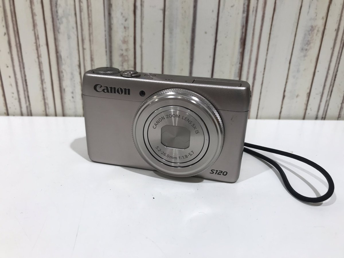 wattmann_stm's tweet photo. ワットマンサントムーン柿田川店です🤗
本日お持ち込み頂きました
Canon PowerShot S120
です📷

只今当店では本体、チャージャー、バッテリーが揃っていれば最低保証2000円買取キャンペーンを実施中です🌞

使わなくなったカメラなどございましたら是非お持ち込みください♪
＃カメラ　＃買取 https://t.co/5xWGlaqKeM