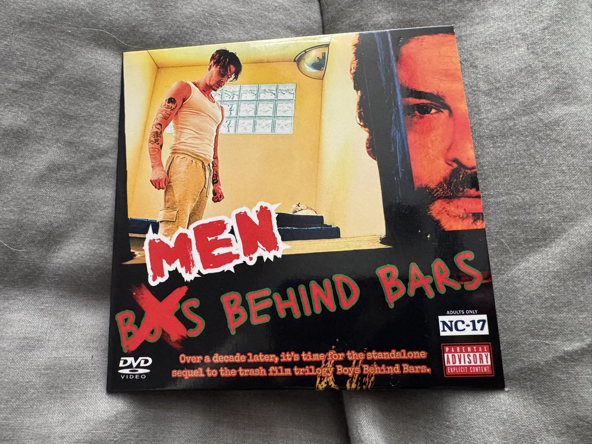 jasonimpey's tweet photo. Official copy with sticker packs of the latest Boys Behind Bars instalment. Was quite epic & crazy returning to this franchise after 11 years of making the previous one #physicalmedia #officialrelease #dvd #menbehindbars #boysbehindbars https://t.co/EMDZnjLGZG