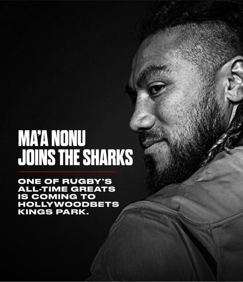 ChalynRugby's tweet photo. BREAKING 🚨: All Blacks legend Ma’a Nonu has signed a short-term deal with the Sharks in South Africa.

The Sharks will be the eighth different professional team that Nonu has represented after playing for Wellington, the Hurricanes, Black Rams Tokyo, Blues, Highlanders, RC Toulon, and San Diego Legion.

Wow.🤯 

#Rugby #Allblacks #SouthAfrica