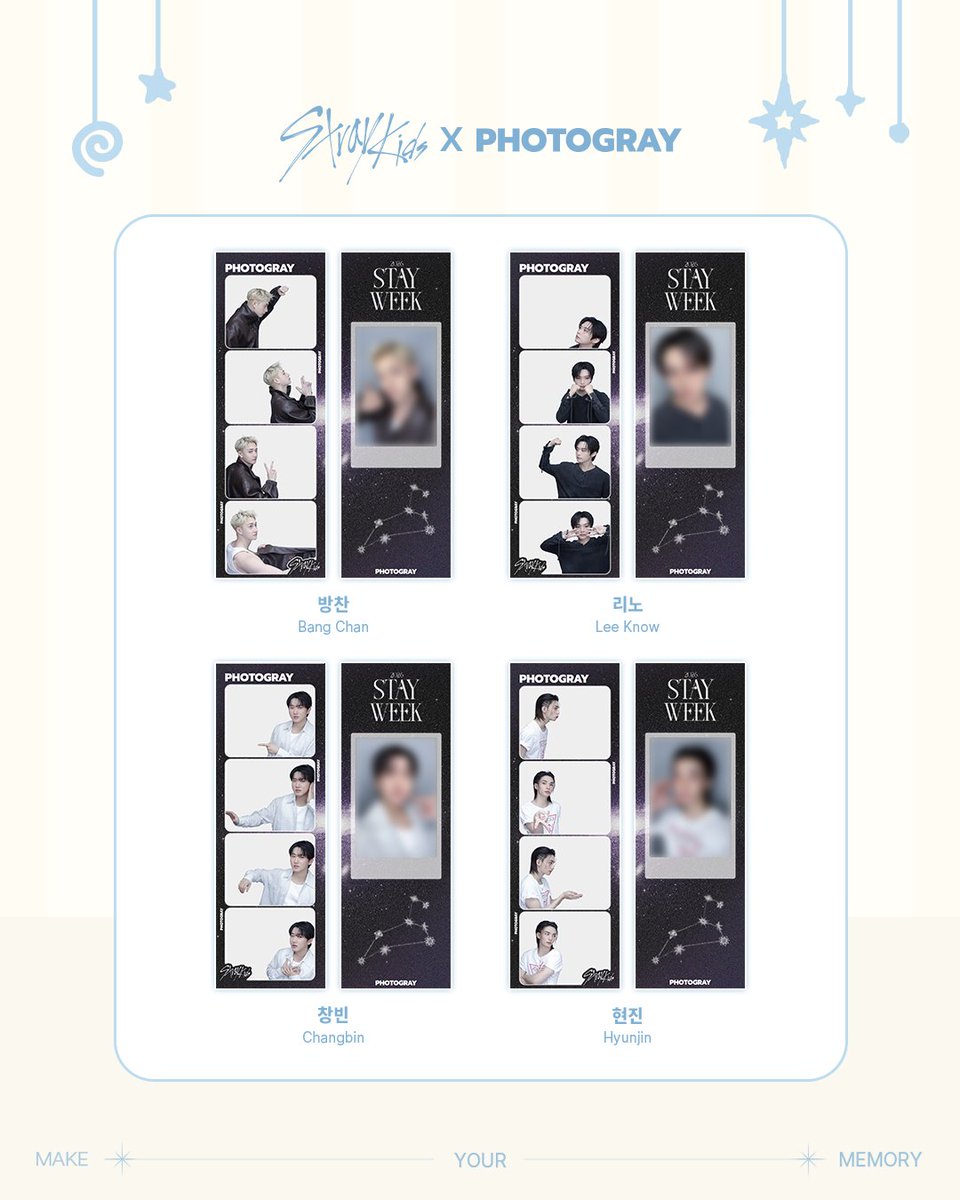 photogray_kr's tweet photo. [PHOTOGRAY X Stray Kids]

STAY BIRTHDAY CAFE “별, 빛” 과 포토그레이가 함께합니다.
Stray Kids 프레임으로 소중한 추억을 남겨보세요!

✨장소
성수율 카페

✨ 운영일정
7/26(일) ~ 8/2(일) | 24시간 운영

Make Your Memory, PHOTOGRAY
​
 #포토그레이 #photogray #StrayKids #스트레이키즈 #포토그레이X스트레이키즈