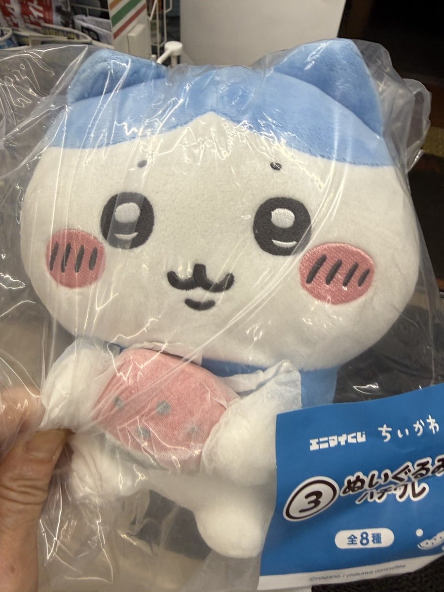 Hama0547's tweet photo. ちいかわ　エニマイくじ

知人の分の交換を探しています。

譲
ハチワレ　ぬいぐるみ

求
シーサー　ポーチまたはコップセット（くりまんじゅうとシーサー）

大阪市内付近であれば手渡し可能です
郵送等相談いただければと思います。 https://t.co/HS3BP1xGli