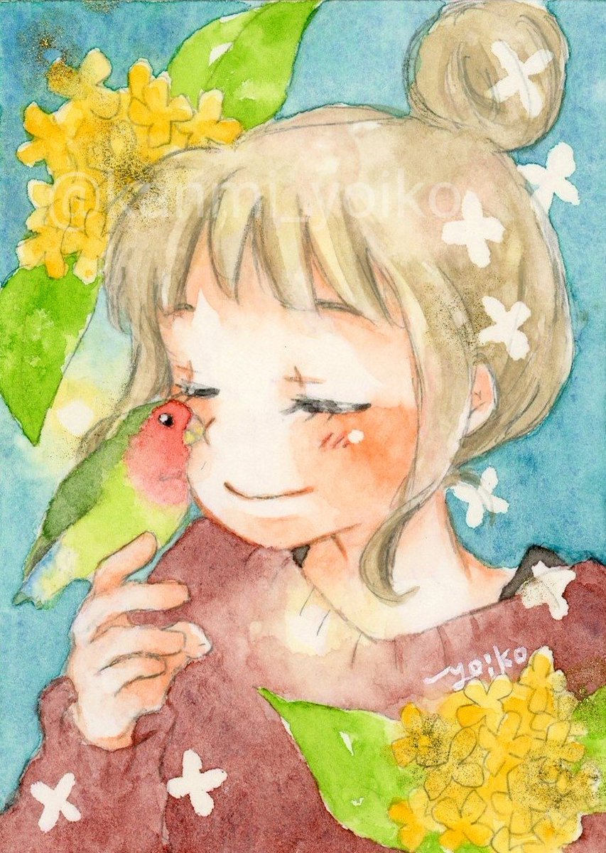 kanmi_yoiko's tweet photo. 左から、アキちゃんとモミジちゃん🦜
柚子ちゃんとレモンちゃん🦜
栞ちゃんとモカちゃん🦜

左右の二組はわりと毎度おなじみの子達で、真ん中の柚子ちゃんレモンちゃんは、初めての「鳥がすき！展」でDMに載せさせていただいた子達なのでした😳 https://t.co/mjRzBcQ2NL