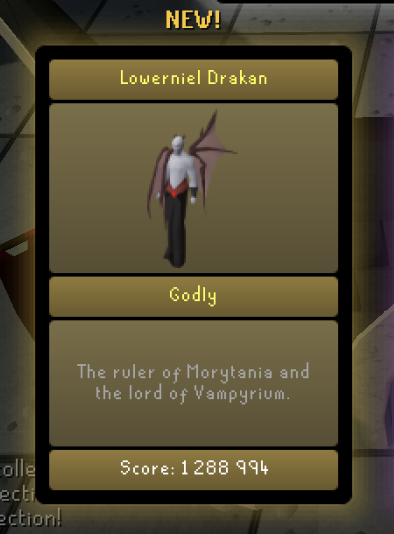 Yhandor's tweet photo. Oh how the tables have turned Mr. Drakan..... #osrs #osrstcg https://t.co/Ycx2DWQyu2