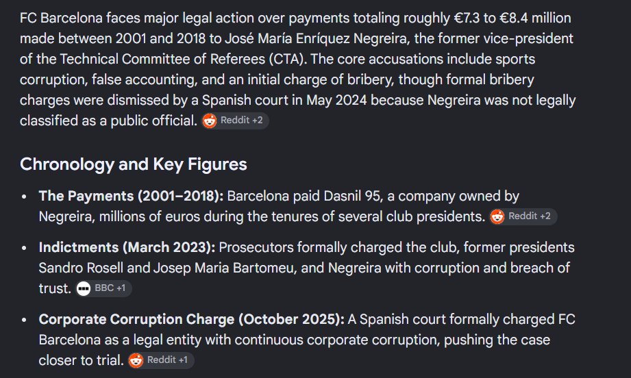 109Mrtee's tweet photo. @yo_itzwest @playwithtomide Not my premise, there were recent allegations made against Barcelona for most of the period that Messi was in there and we all he achieved 90% of all his achievement there https://t.co/KlWOv3b78W