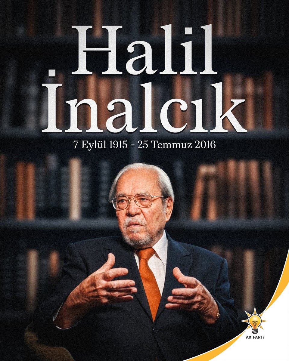 milhamigunbegi's tweet photo. "Milletleri millet yapan tarihleri ve kültürleridir..."

Tarihçiliğinin sembolü, ömrünü hakikate ve arşivlere adamış "Tarihçilerin Kutbu" Prof. Dr. Halil İnalcık hocamızı vefatının 10. yıl dönümünde rahmetle yâd ediyorum.

Ruhu şâd, mekanı cennet olsun. https://t.co/JOcI6VcGP6