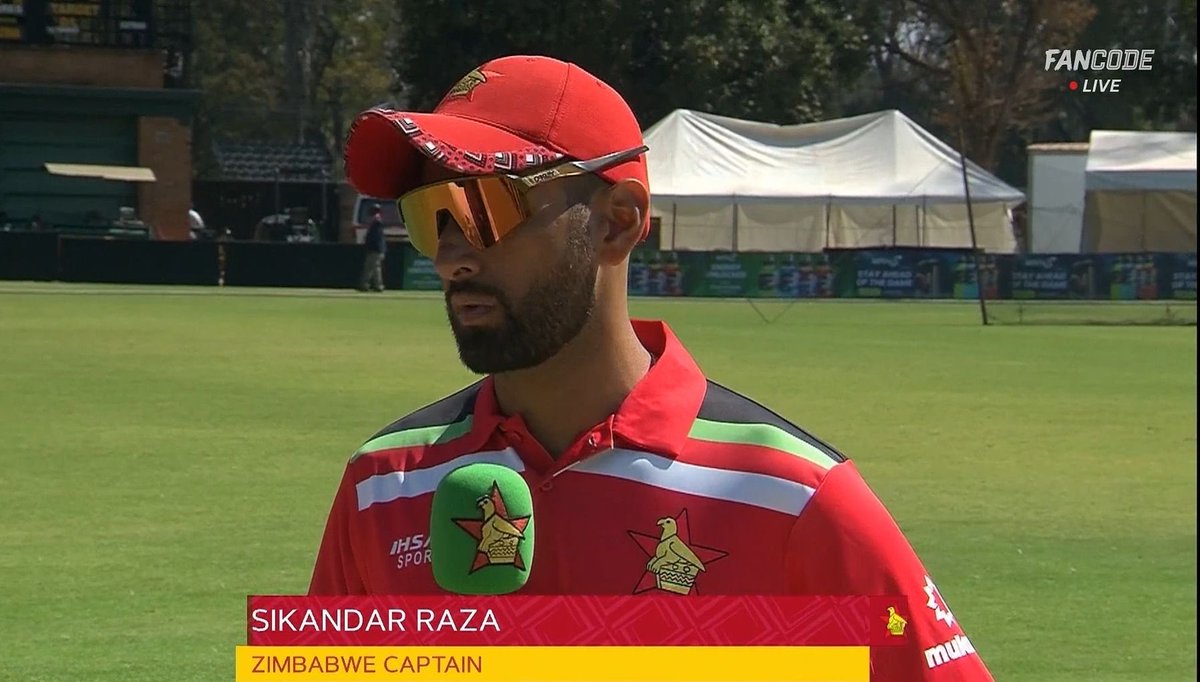 cricketpoint05's tweet photo. Zimbabwe have won the toss and they’re bowling first. https://t.co/lKnPzpnk9n
