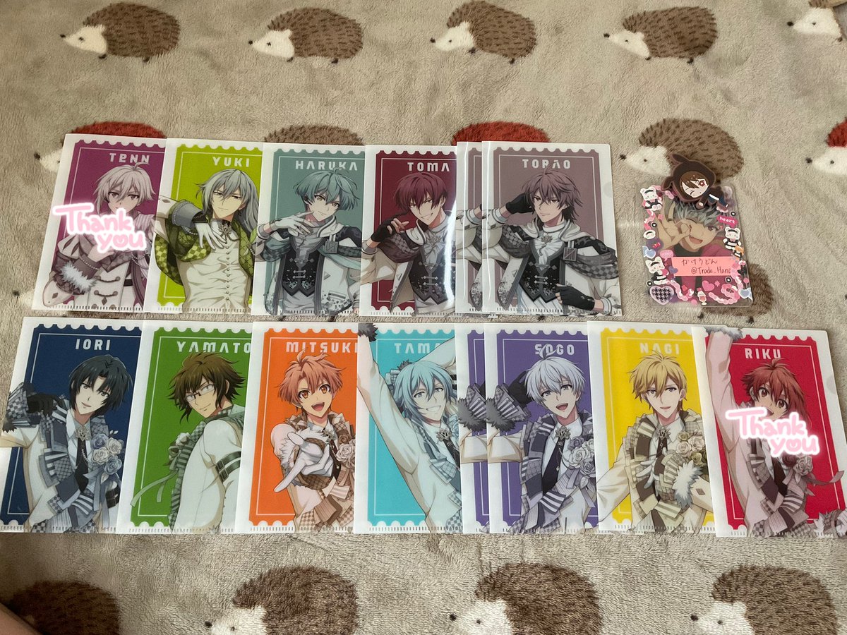 Trade_Hana_'s tweet photo. 【交換】アイドリッシュセブン アイナナ VISIBLIVE TOUR 4WARD JOURNEY 4J 4JW特典 ミニクリアファイル

譲)一織、大和、三月、環、壮五2、ナギ、千、悠、トウマ、虎於2

求)龍之介、百

※一部お声掛け中

✿4J 幕張8/21~23.大阪8/29~30.福岡9/13現地手渡し > 郵送
✿お気軽にお声掛けください！ https://t.co/mHuSC0j92S