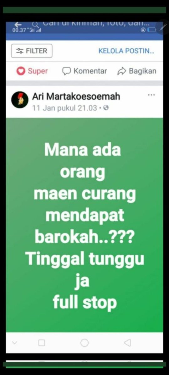 dharmarymk's tweet photo. @akbarfaizal68 #faaktaaa :
Bung mrk itu smua mngikuti saran kita ya'ni :
TERUSLAH BRBUAT NGAWUR AGAR RKYAT ITU KESEL SAMPÉ UBUN², LALU RKYAT MARAHNYA NGAWUR JUGA, ALIAS ➡️ #amoekmassa..!!!
ANALISA kdepan ada REVO ato TA ADA REVO #indunesii ttap #fenom 2030 atau bisa² lbh awal .⭕️🆘️🆘️⭕️. https://t.co/sKKNGciUKH