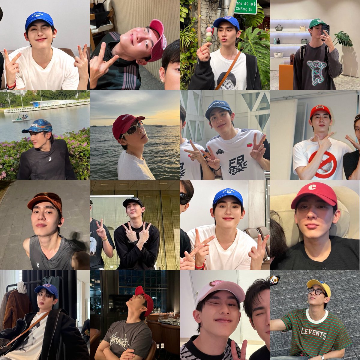 FangrlZone's tweet photo. กษิดิ์บุ๊คกับ collection หมวกน่ารักมาก🤏🏻 https://t.co/Zl1Cw3mJij