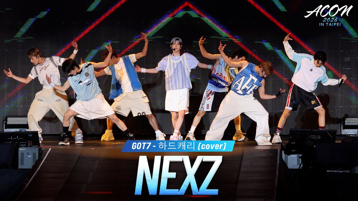 starnewskorea's tweet photo. [FULL CAM] NEXZ - GOT7 - 하드캐리 (cover) (4K) #ACON2026 https://t.co/H5rtj8h0lF 출처 @YouTube https://t.co/4jOWnvFH0a