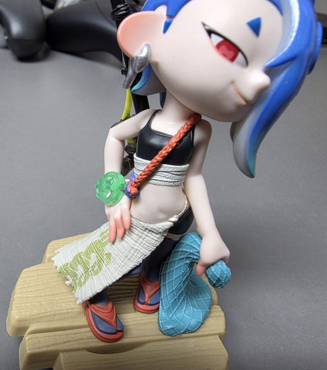 Steyb_'s tweet photo. La calidad de los nuevos amiibos de Splatoon me está encantando

Mira esos detalles y esas texturas 😍 https://t.co/No83GyCkK5