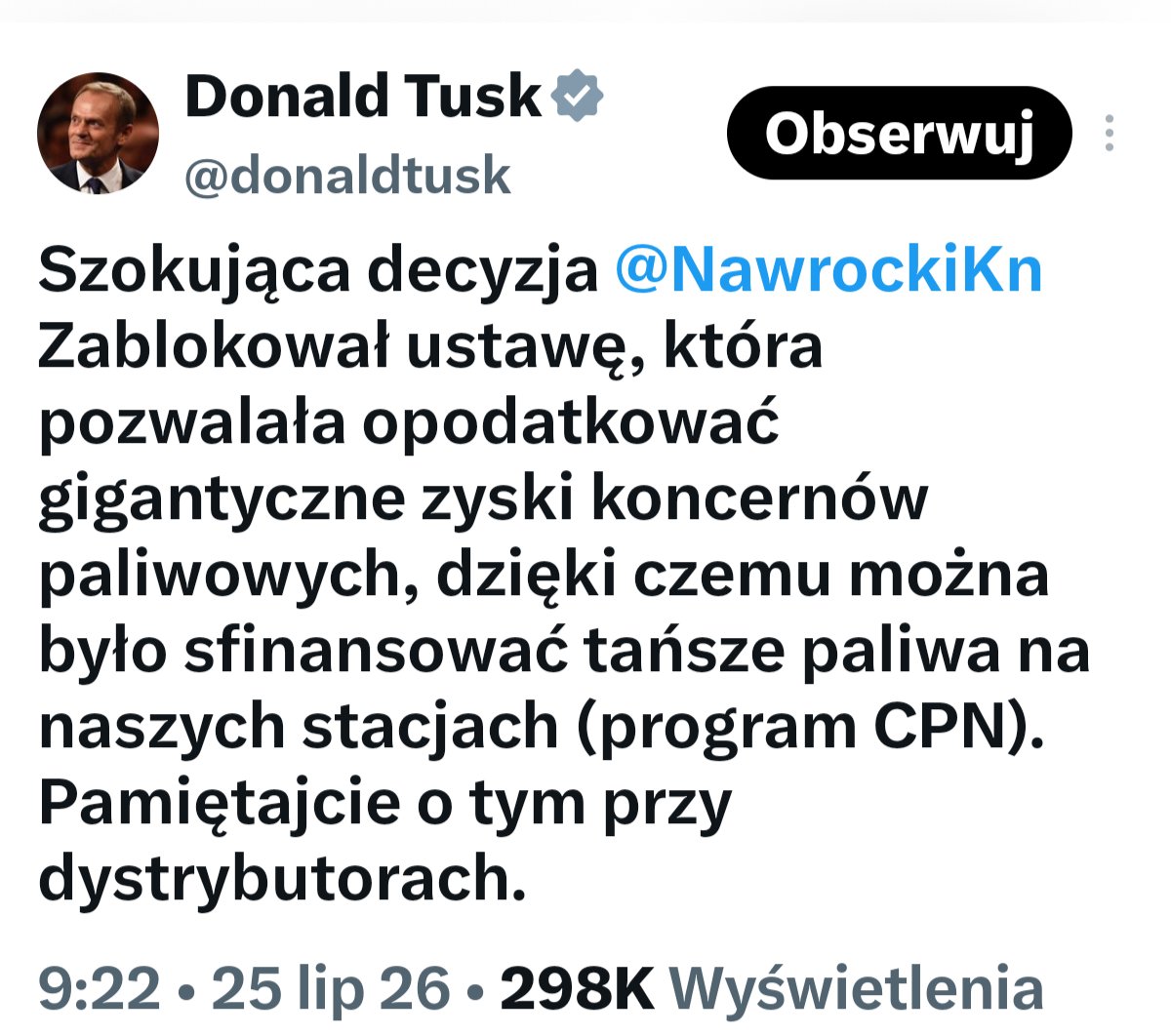 bogo141's tweet photo. Hej, ryży kłamco i manipulatorze! Tutaj uzasadnienie veta Prezydenta @NawrockiKn :
„Nie podpiszę ustawy, wobec której istnieją tak poważne wątpliwości konstytucyjne. Prawo ma wejść w życie w sierpniu, ale podatek miałby obejmować dochody uzyskiwane od początku marca. Oznacza to próbę opodatkowania działalności z mocą wsteczną”.

To raz a dwa, 1,79 miliarda złotych dziennie! O tyle bando nieudaczników, partaczy zadłużacie Polskę!
Nie dajcie się nabrać oszustom z KałO!