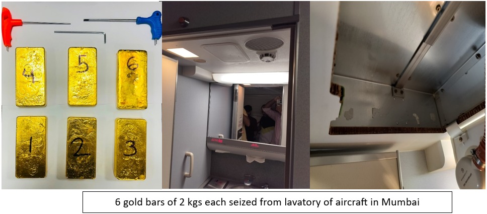 FinMinIndia's tweet photo. 👉 DRI intensifies crackdown on gold smuggling; seizes 27 kg smuggled gold in intelligence-led nationwide operations; 12 arrested

Read more ➡️ https://t.co/IZ5WyloDGQ

#DRIAtWork https://t.co/UgaJyy480f