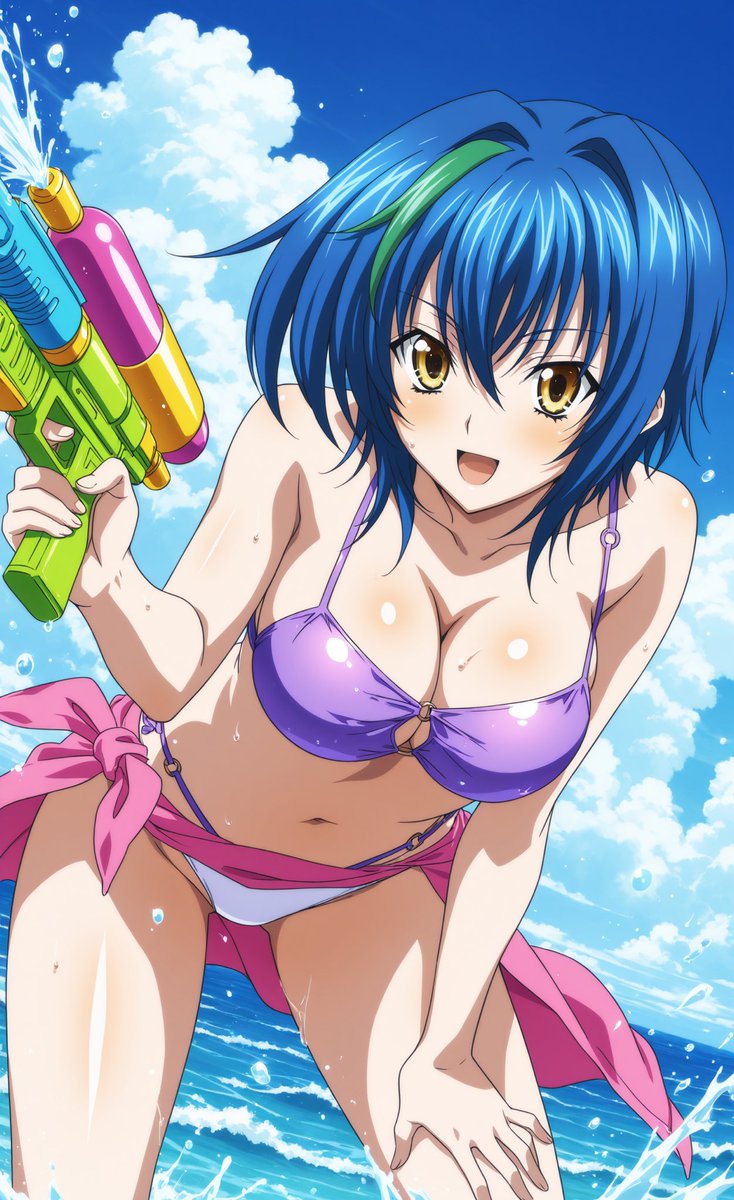 chiwamaru_ai's tweet photo. ゼノヴィア・クァルタ🔫

Ready for a summer water fight? 🔫☀️
#aiイラスト https://t.co/PYUVQO3R1X