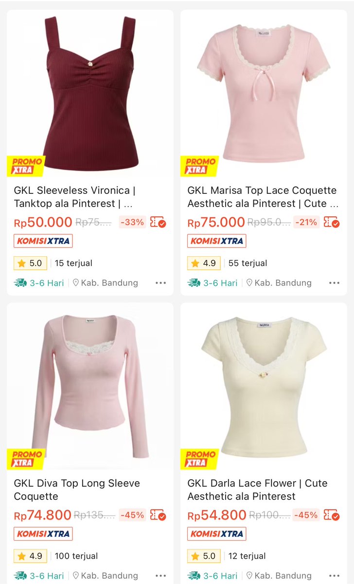 Airapeje's tweet photo. TERNYATA ATASAN ALA PINTEREST GA HARUS MAHAL….🥺✨

Mulai 40ribuan aja udah dapat atasan cantik ala pinterest🔥

Auto kalap belanja 🛒🤍 https://t.co/rucna2HYqG