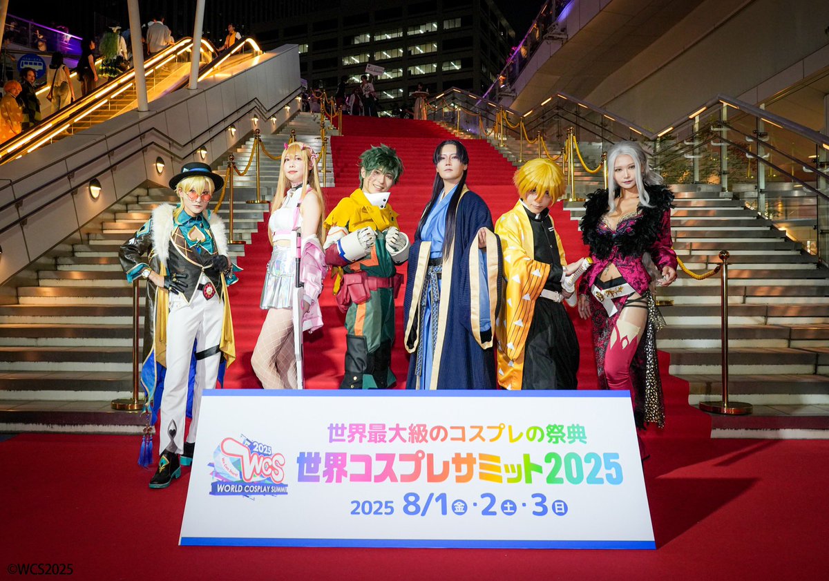 renxsuke's tweet photo. 📢 #コスサミ2026 レッドカーペット出演！

7/31（金）19:00よりオアシス21で開催される、コスサミ前夜祭のレッドカーペットに、コスサミマーケット代表として出演します✨

そして8/1（土）・8/2（日）は、コスサミマーケットにて即売会やチェキ、撮影、DJなど、さまざまな催しで会場を盛り上げます！！

ぜひ会場で応援していただけたら嬉しいです🥰

【レッドカーペット】
📅 7/31（金）
📍 オアシス21
🕖 開始時間：19:00～
🎫 入場無料

【コスサミマーケット】
📅 8/1（土）・8/2（日）
🕖 ＤＪ出演予定時間
8/1 14:00-15:00
8/2 19:00-20:00

📍 SLOW ART CENTER NAGOYA
🔗 コスサミマーケット：
https://t.co/yYqyiUJXpL

⬇️2025の様子🫶