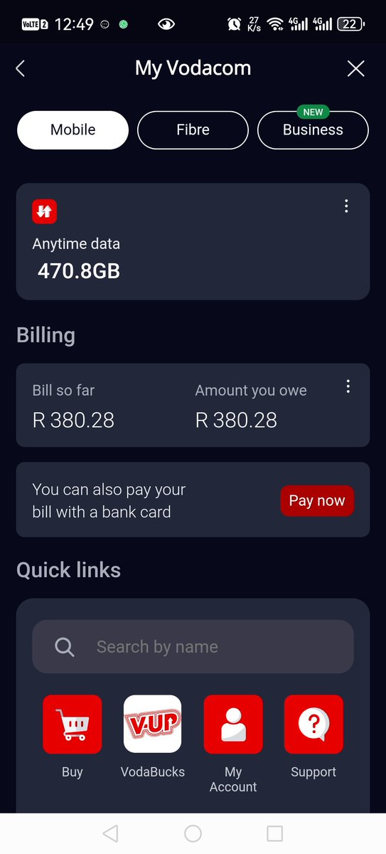 macdizil's tweet photo. @TheePlayMaker10 My remaining data, its been a busy month , haven't had time to stream.... https://t.co/XKRgCydrks