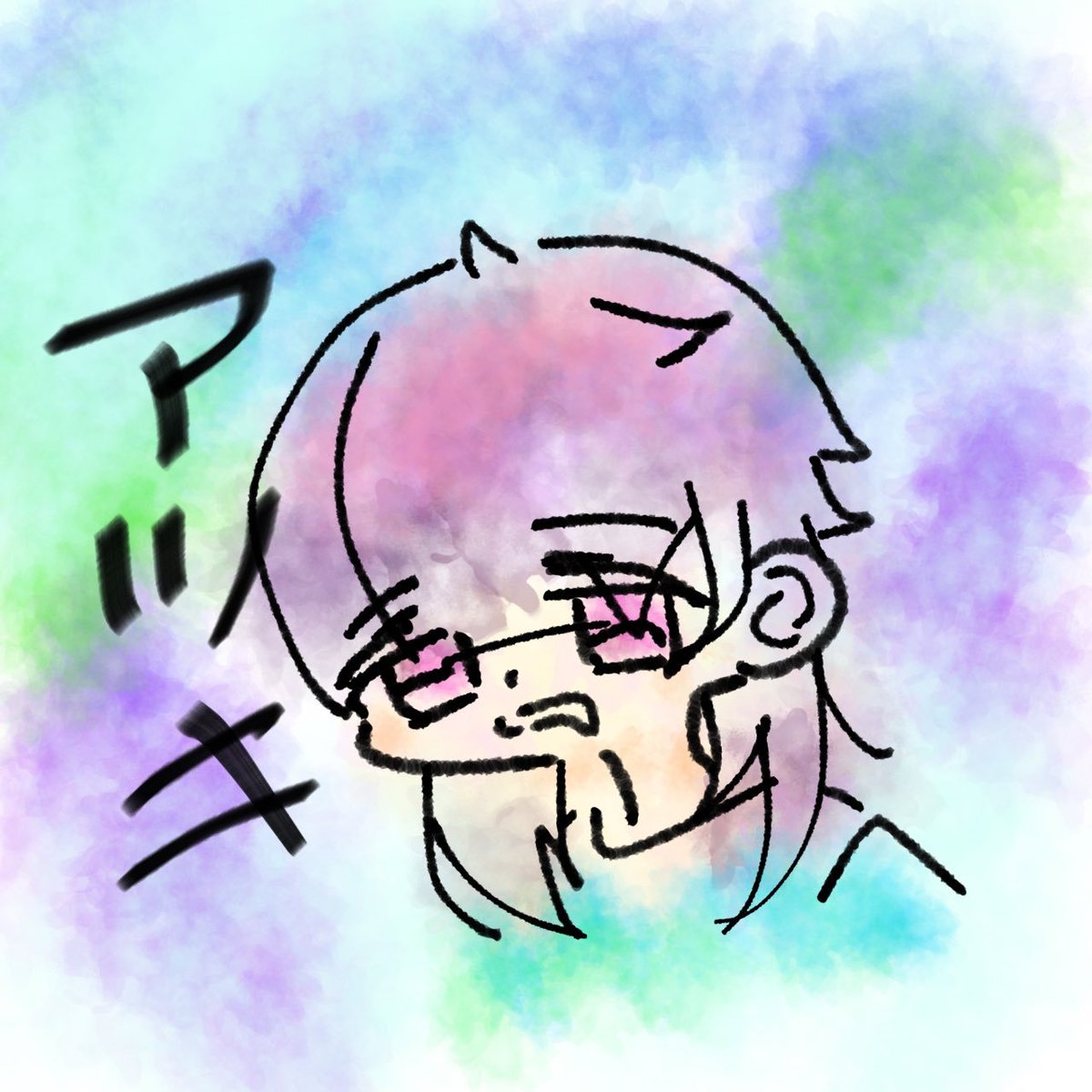 Atuki0522's tweet photo. このイラスト書いてくれたの、元最推しでもう辞めちゃった人なんだけど元気だといいな。あつきはもう幸せだよ。 https://t.co/FSwQuzDGWK