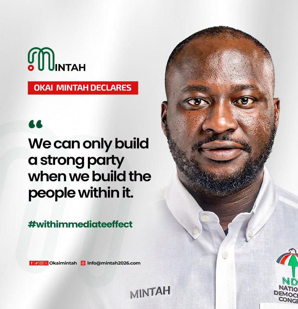 okai_mintah's tweet photo. The strength of the NDC will be determined by the strength of its members. This is why we must make a collective effort to build our base, Invest in them and grow their general skillset. This is my dream for our youth wing. When the youth are resourced and supported, the party will always be on its feet.

#withimmediateeffect