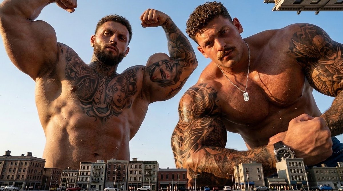 S_MHotties's tweet photo. Twins Towering https://t.co/CFYdDRej3X