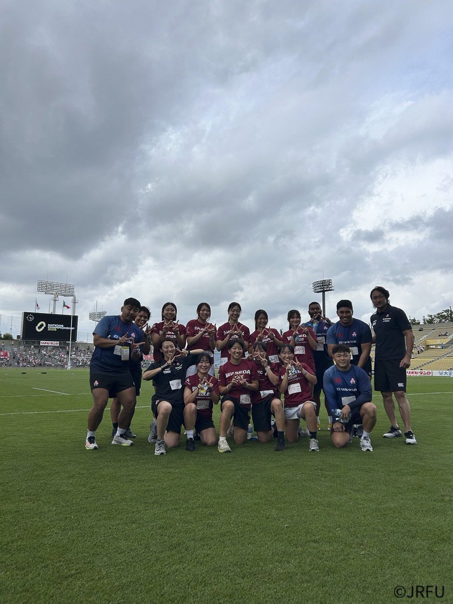 rugby_waseda's tweet photo. 【ファイト イッパーツ 親子ラグビーチャレンジ参加報告】

平素より弊部にあたたかいご声援ならびにご支援をいただきありがとうございます。

7月4日（土）に秩父宮ラグビー場、7月18日(土)に国立競技場にて開催された「ファイト イッパーツ 親子ラグビーチャレンジ」に参加しました。 https://t.co/6KU054qDCB