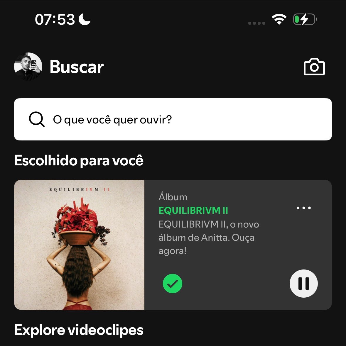 vittoroke's tweet photo. escolheu perfeitamente @spotify https://t.co/ADEFwS14dE