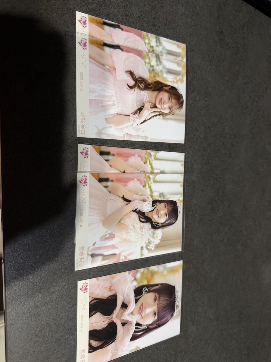 peachCandy1102's tweet photo. イコラブ 生写真 トレ 交換
お姫様の作り方

譲:佐々木、野口、大谷、諸橋、大場、山本、髙松、瀧脇

求:齋藤 同種、異種

まとめての方優先させていただきます。
郵送のみ

お気軽にお声掛けください！ https://t.co/W4xAB2qVJD