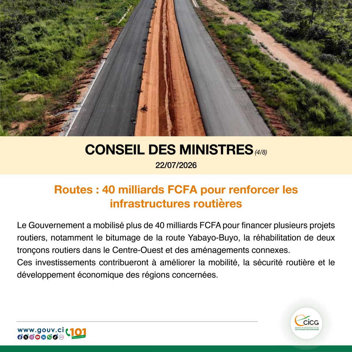Gouvernement de Côte d'Ivoire tweet media