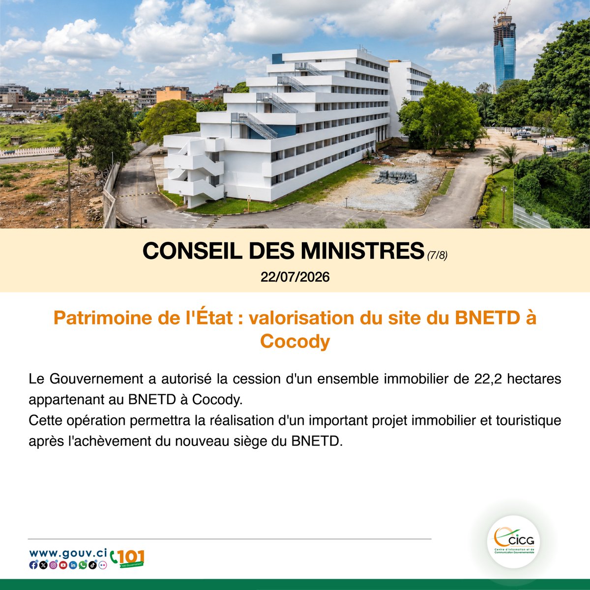 Gouvernement de Côte d'Ivoire tweet media