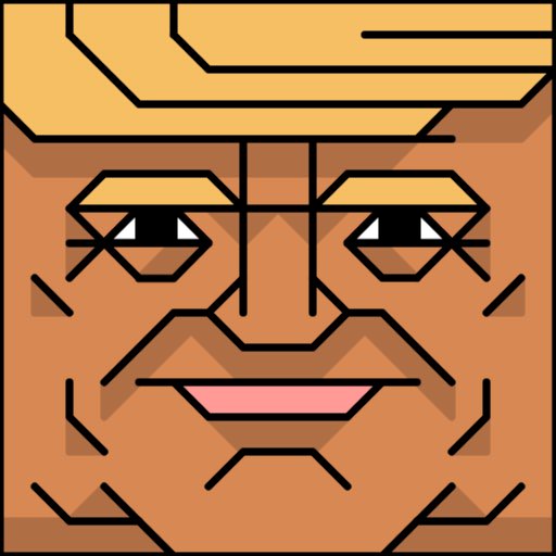 Squatties's tweet photo. Who’d have known you needed this in your life, but now you have it, and it’s glorious, believe me.

President Donald Trump, as a Squatties character. #Papertoy and #ar toys over here:

 https://t.co/K3wCijYuL7 https://t.co/kmKGpbzI05