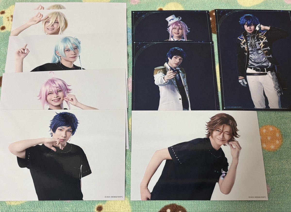 mokekero's tweet photo. 【交換】あんステ 10th Anniversary LIVE ランブロ クリアカード　グループB

譲:英智 渉 弓弦 桃李 斑 ジュン 日和
求:ランブロ 千秋 奏汰 鉄虎 翠 忍(千秋は衣装他メンバーは2種類を各1)
カード 千秋 奏汰 鉄虎 忍

8/15.16現地での交換希望
まとめての方優先
お気軽にお声かけください https://t.co/IfNtZ39e8J