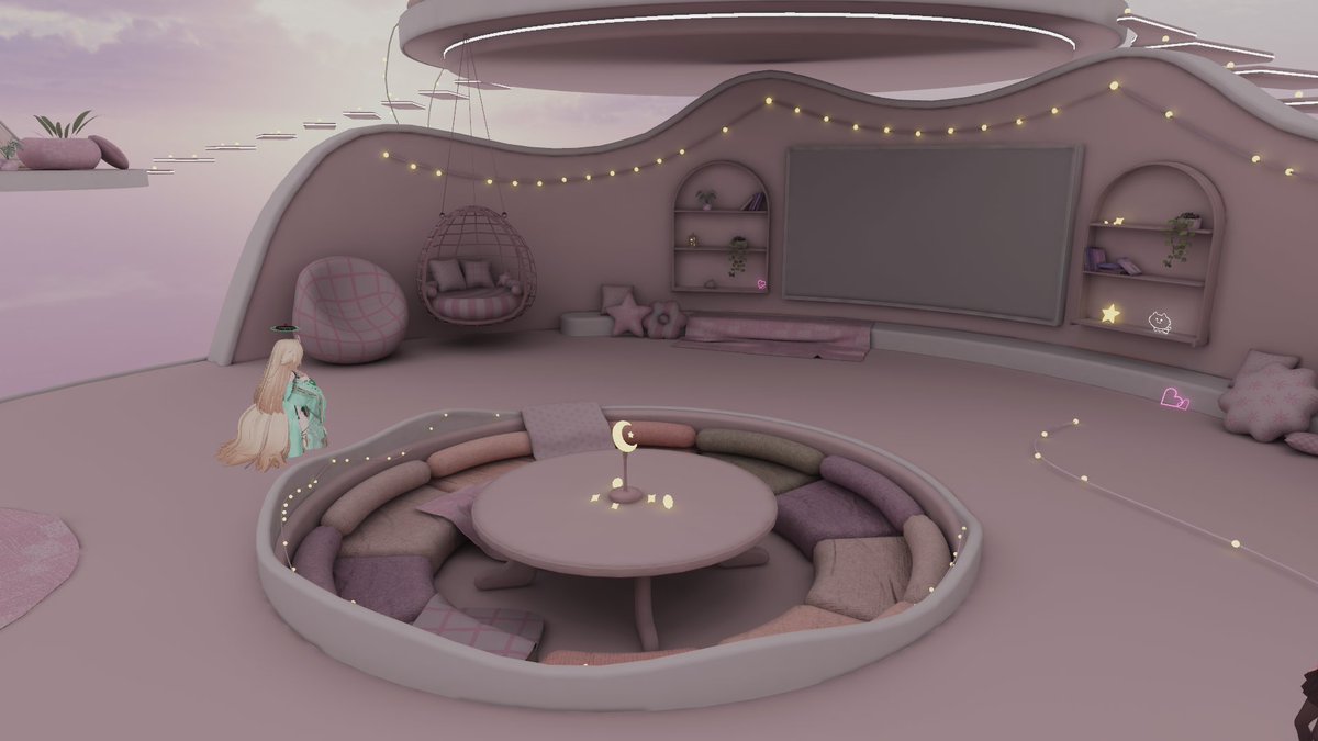 Shinsin_3d's tweet photo. 制作中のホームワールドです！

ゆめかわをテーマに作ってます💕

もうちょっと色々調整したら販売しますね😉

お楽しみに～
