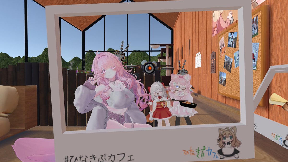 daizu54's tweet photo. きのうのひなきぷカフェ！
みんないしょうおそろいでやったよ～！ https://t.co/8JX0Gc8rao