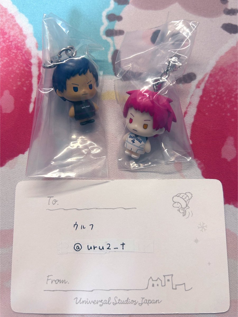 uru2_t's tweet photo. 【交換】 黒子のバスケ めじるしアクセサリー ガチャ

譲)青峰/赤司
求)緑間/黒子

纏めての交換優先です。
 
関西手渡しor郵送
検索からでもお気軽にお声掛けください。 https://t.co/KhmQBlfbBG