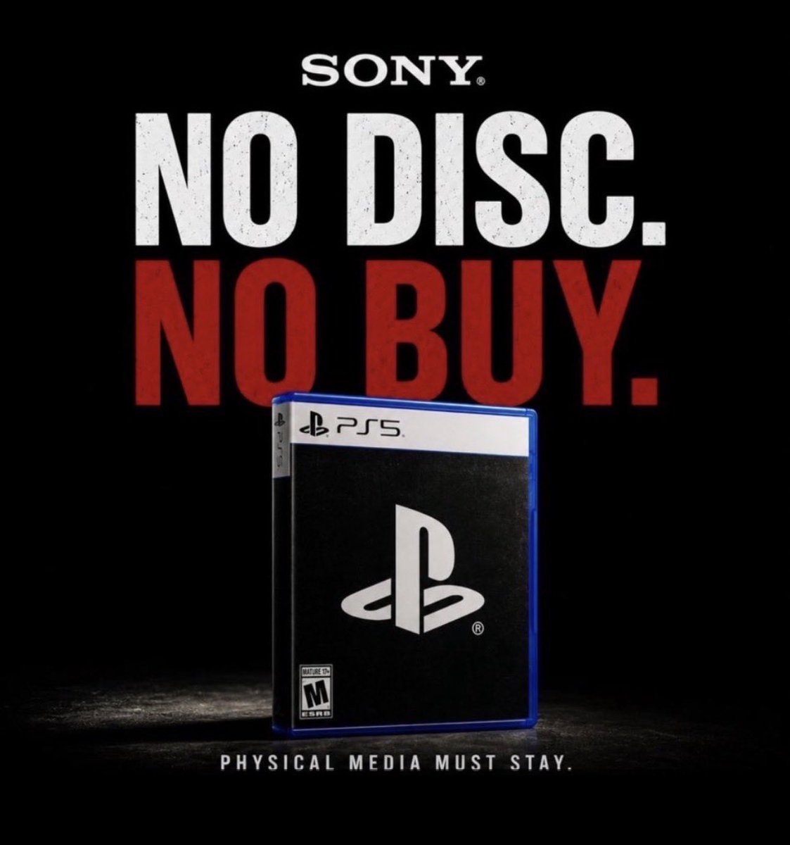 mini_wanasa's tweet photo. @PlayStation WE DON'T CARE ABOUT THIS
WE NEED PHYSICAL GAMES
NO DISK NO BUY https://t.co/vnC5t3vR2b