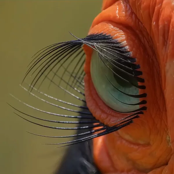 AMAZlNGNATURE's tweet photo. One of Africa's largest birds comes with built-in eyelashes https://t.co/uwgQJeM43J