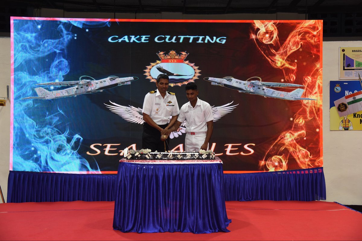 IN_HQTNP's tweet photo. ⚓ Seven Years of Vigilance, Seven Years of Excellence ⚓
The Sea Eagles of #INAS313 proudly celebrated 7 years of dedicated service to the Nation.
Commissioned on 22 Jul 19, the squadron has safeguarded India’s maritime interests in the South East Coast. With the celebration INAS 313 reaffirmed their commitment to professionalism, operational excellence & maritime security.