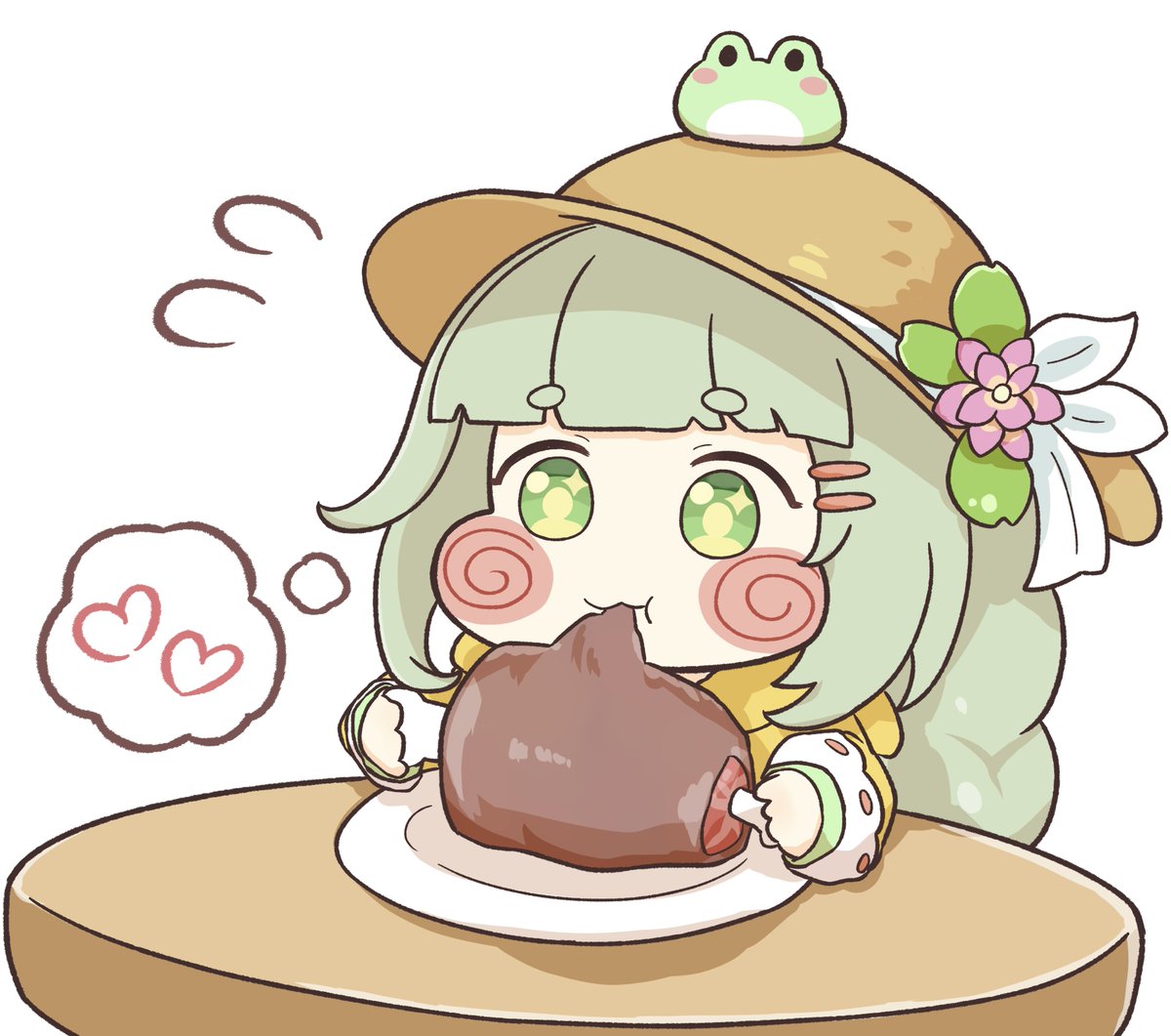 yuu2_tri's tweet photo. もぐもぐウイちゃん
#トリッカル #Trickcal https://t.co/O5t5HbwsfV
