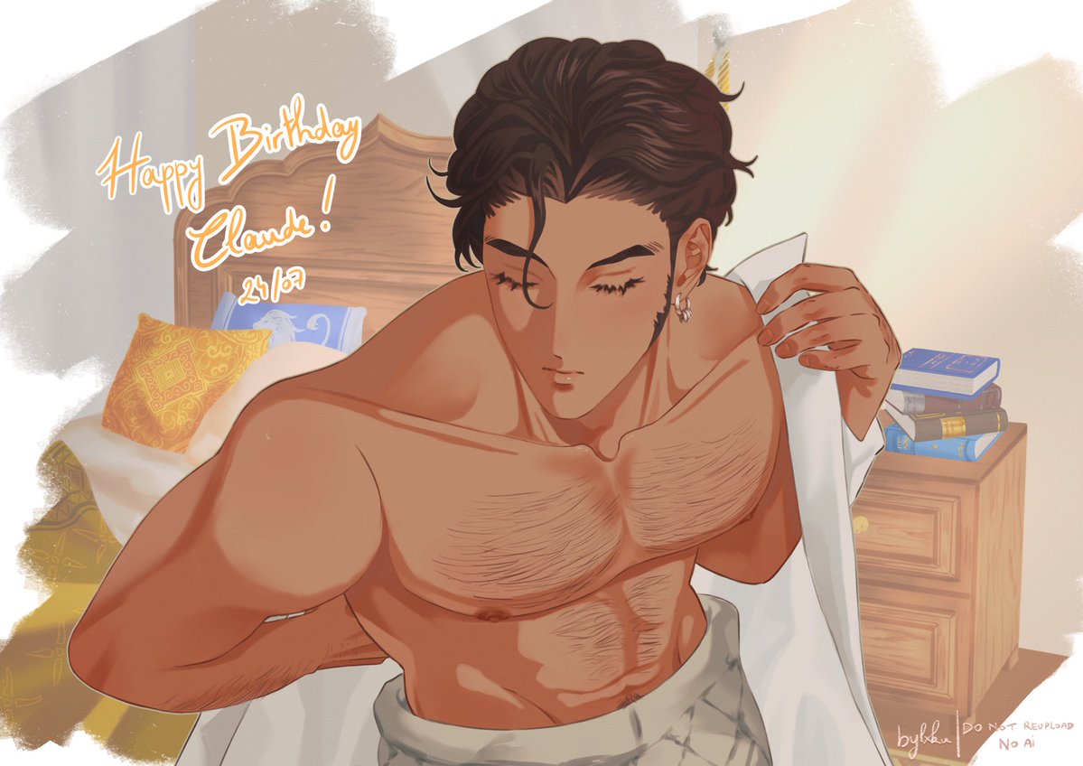 bylxku's tweet photo. Happy Birthday to my favorite fe3h character!!!! 💛 💛 💛 🎂

#クロードフォンリーガン生誕祭2026 
#FE3H https://t.co/KcHdROMdUd