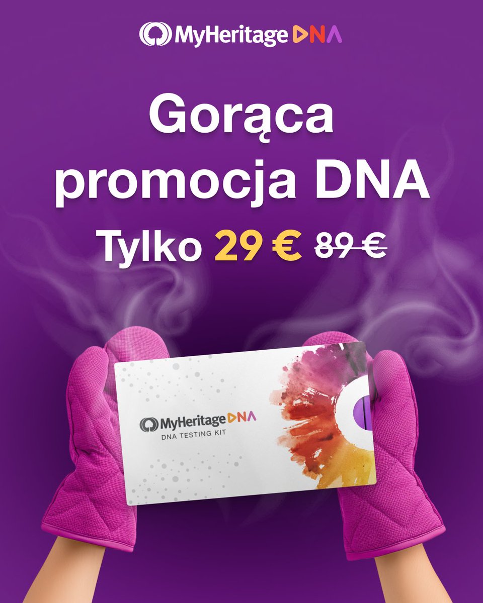 MyHeritagePL's tweet photo. Wykonaj test genealogiczny DNA — 🧬👉 https://t.co/tJnYd2LyaA
🌍 Odkryj etniczne korzenie i ścieżki migracji swoich przodków.
👥 Otrzymaj listę osób, z którymi dzielisz DNA
#DNA #TestDNA #Genealogia #Pochodzenie #Korzenie #HistoriaRodziny #Geny #Przodkowie #Migracje https://t.co/S4Tdctcls5