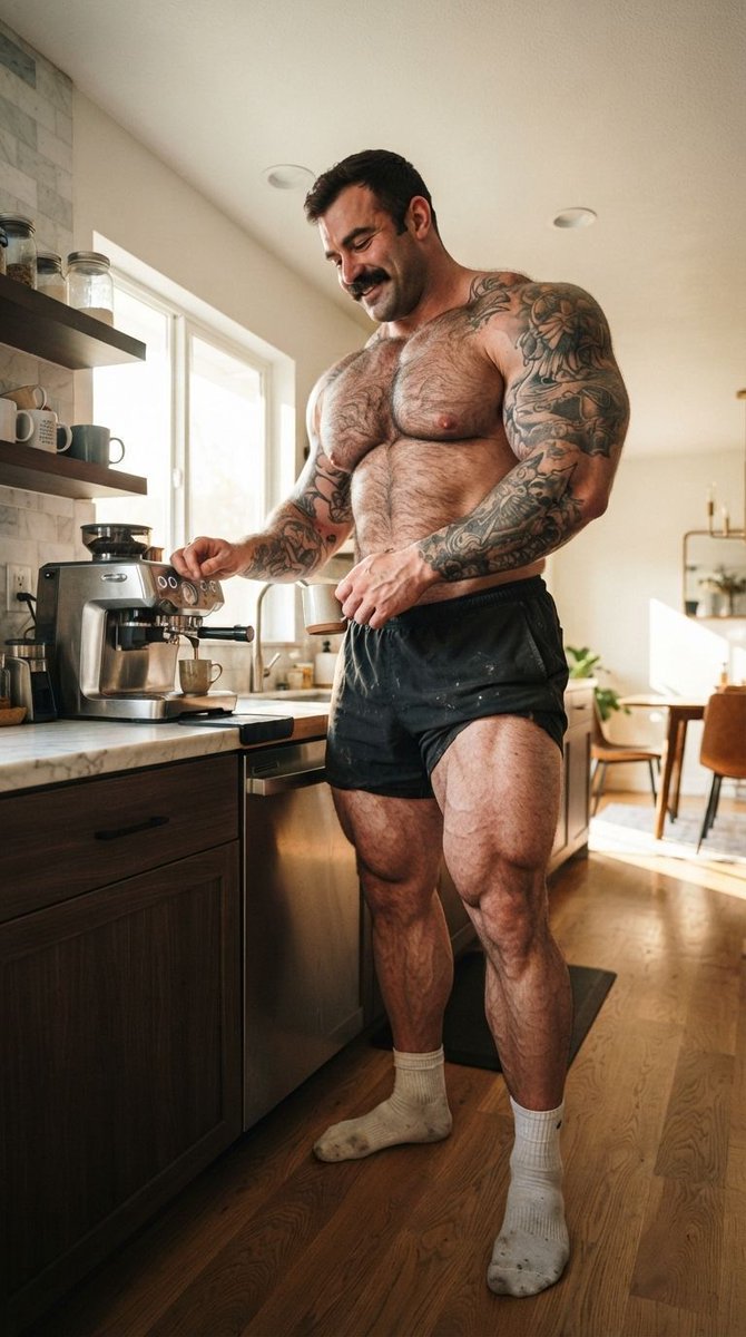 MuscleObey's tweet photo. Coffee first? Then the rest..
#MuscleAwe #MuscleObsession #ColossalPhysique https://t.co/R1g2S3htyV
