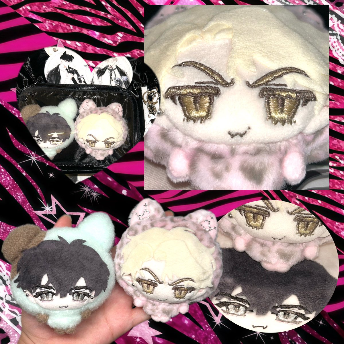 wal_sing_ham's tweet photo. Handmade plushies of 青ウツ with wangs cafe merch.  Even though I couldn’t make it to the cafe event, I got my friend to bring these merch back for me. THX!!! The inspiration for 2 lil things comes from mint chocolate and gyaru. 
Can’t wait to read Fangs vol. 4.
@onikushock2 https://t.co/k8kcsmbfxg