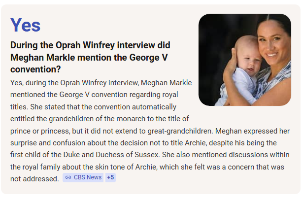MDymore's tweet photo. markle DID know the real reason why baby no.1 would not be entitled to a Royal title at birth, and that it was NOTHING TO DO WITH THE COLOUR OF HIS SKIN !!!  Only the children of the heir had automatic right to Royal titles at birth, i.e. Prince William's children.
She KNEW that baby no.1 WOULD NOT get a title until his grandfather, Charles became King.  And that is exactly what happened.
WHY DOES SHE LIE SO EASILY, WHEN THE TRUTH WILL ALWAYS FIND AWAY ???
#FOMeghan