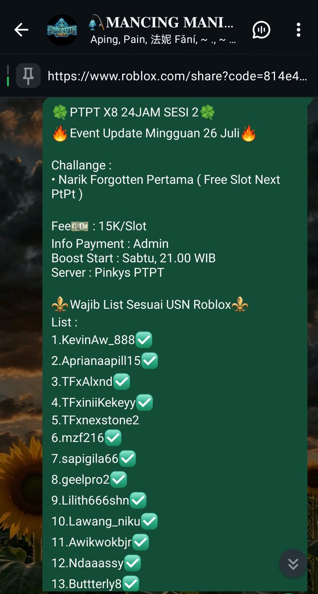Edelweis510's tweet photo. 🍀ptpt x8 24jam buat event besok pagii😋 gass jam 9 malem
Masih ada 7 slot yakk
Yukk yg mau ikut sung join grub wa
https://t.co/iraZBo13oT https://t.co/BbqOmxkxTy