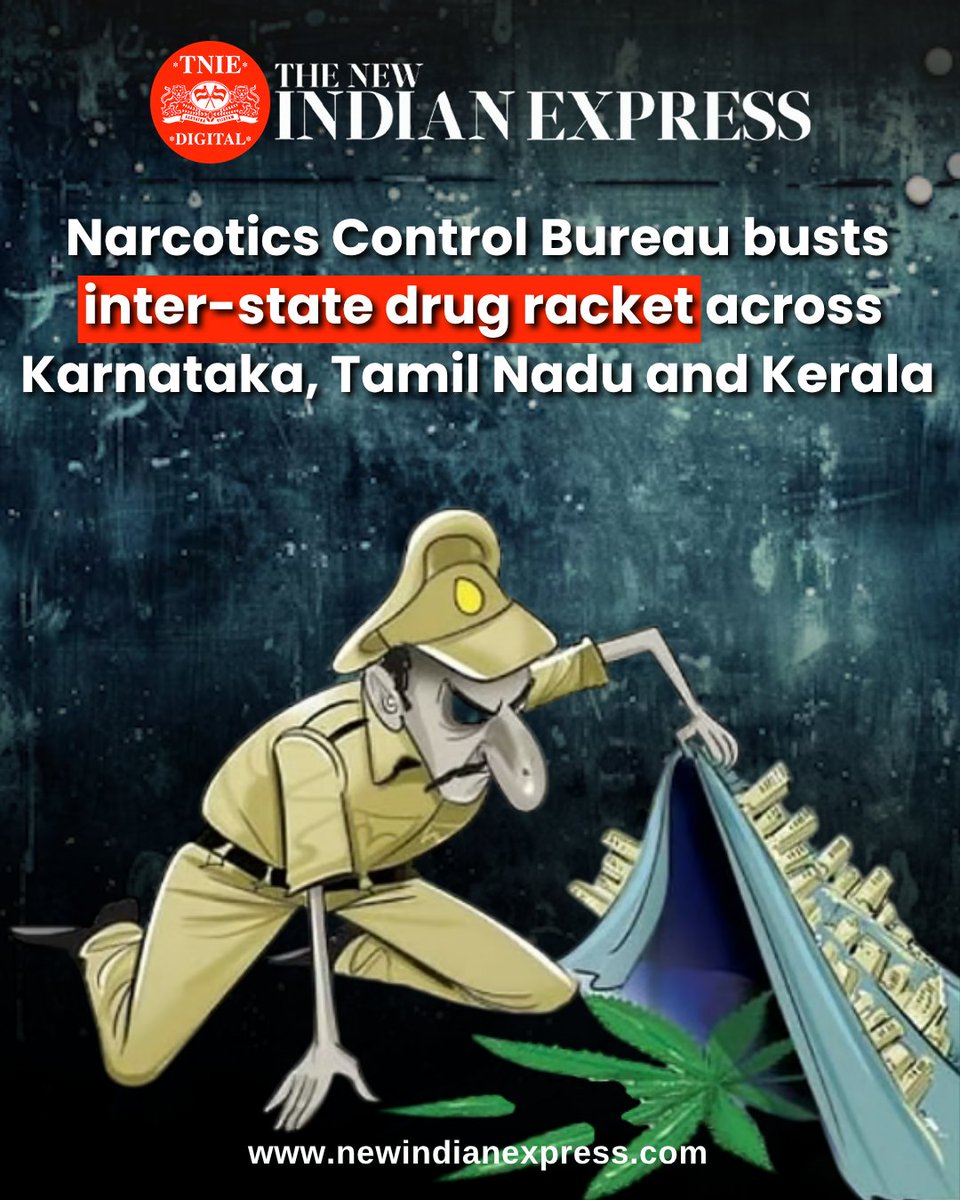 xpresstn's tweet photo. Inter-state drug network busted!

The NCB has seized 747 grams of methamphetamine worth Rs 10 lakh and arrested a key suspect at #Chennai Central Railway Station, uncovering a drug trafficking network allegedly spanning #Karnataka, #TamilNadu and #Kerala.

#NCB #Chennai #DrugBust #Crime #TamilNadu #NewIndianExpress #TNIEDigital

🔗https://t.co/r2vklFjbPW