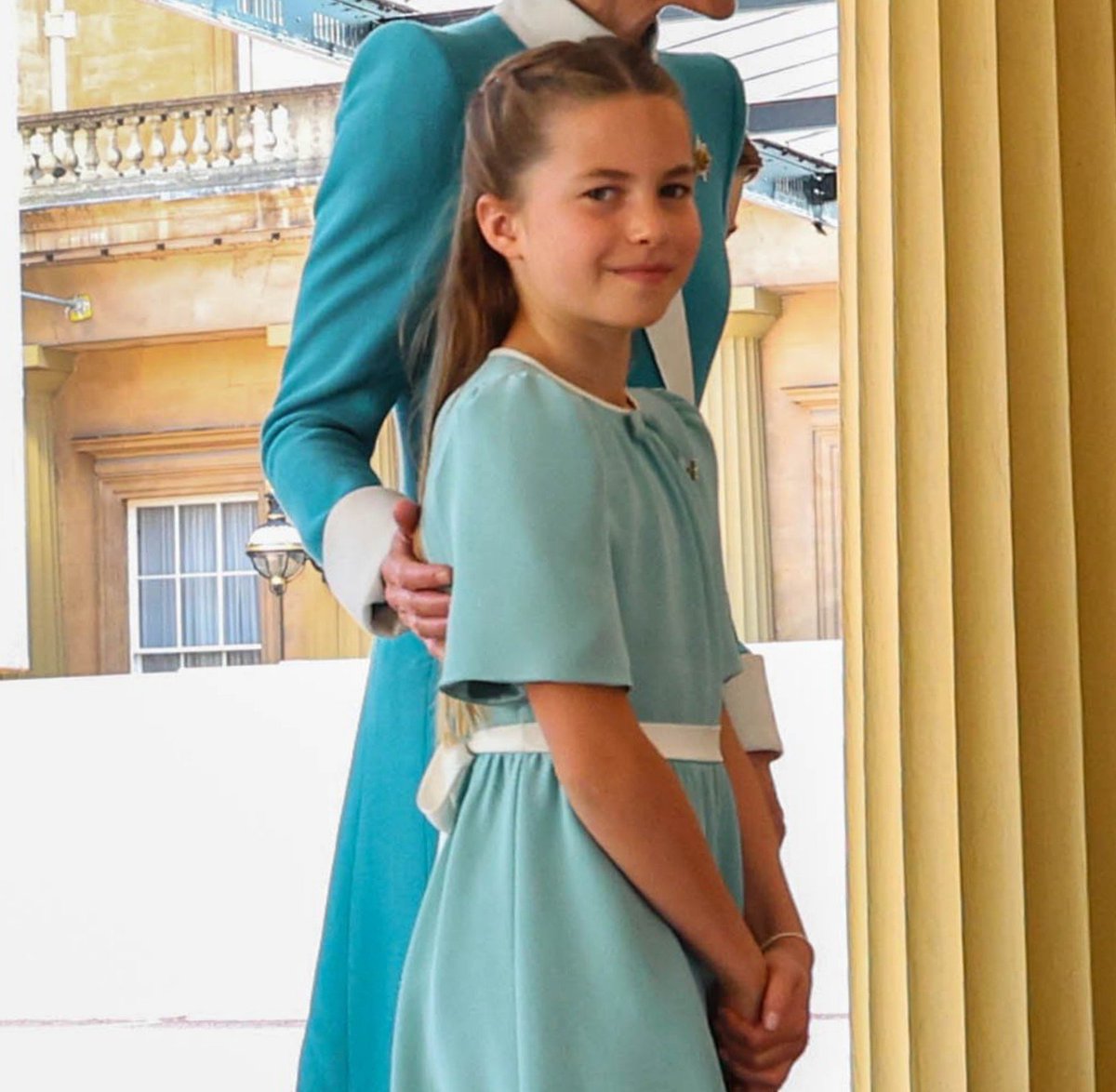 BillyDouglass7's tweet photo. A lovely photo of #PrincessCharlotte. She's a happy,healthy and adorable little girl, who is well raised by her parents. 💞💞💞 https://t.co/WPRenctIzl